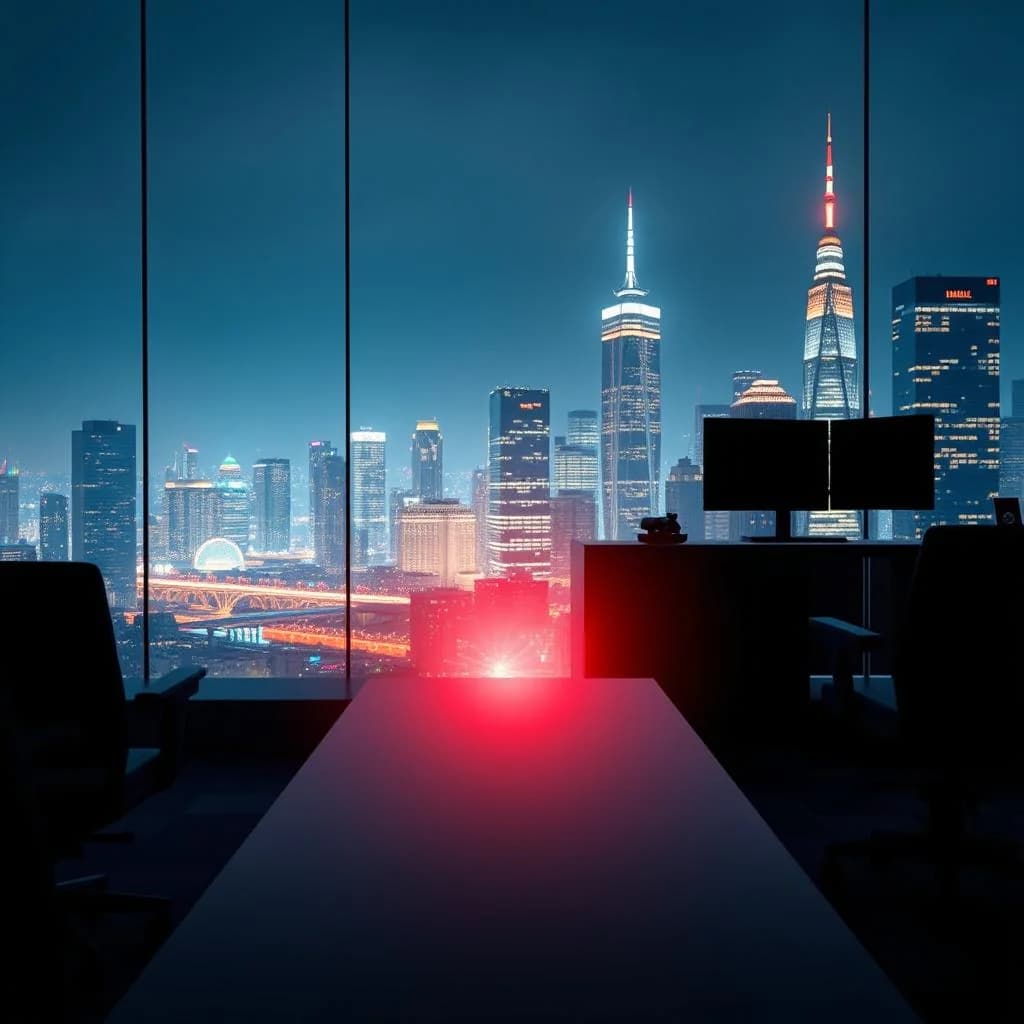 مبنى مكتبي حديث